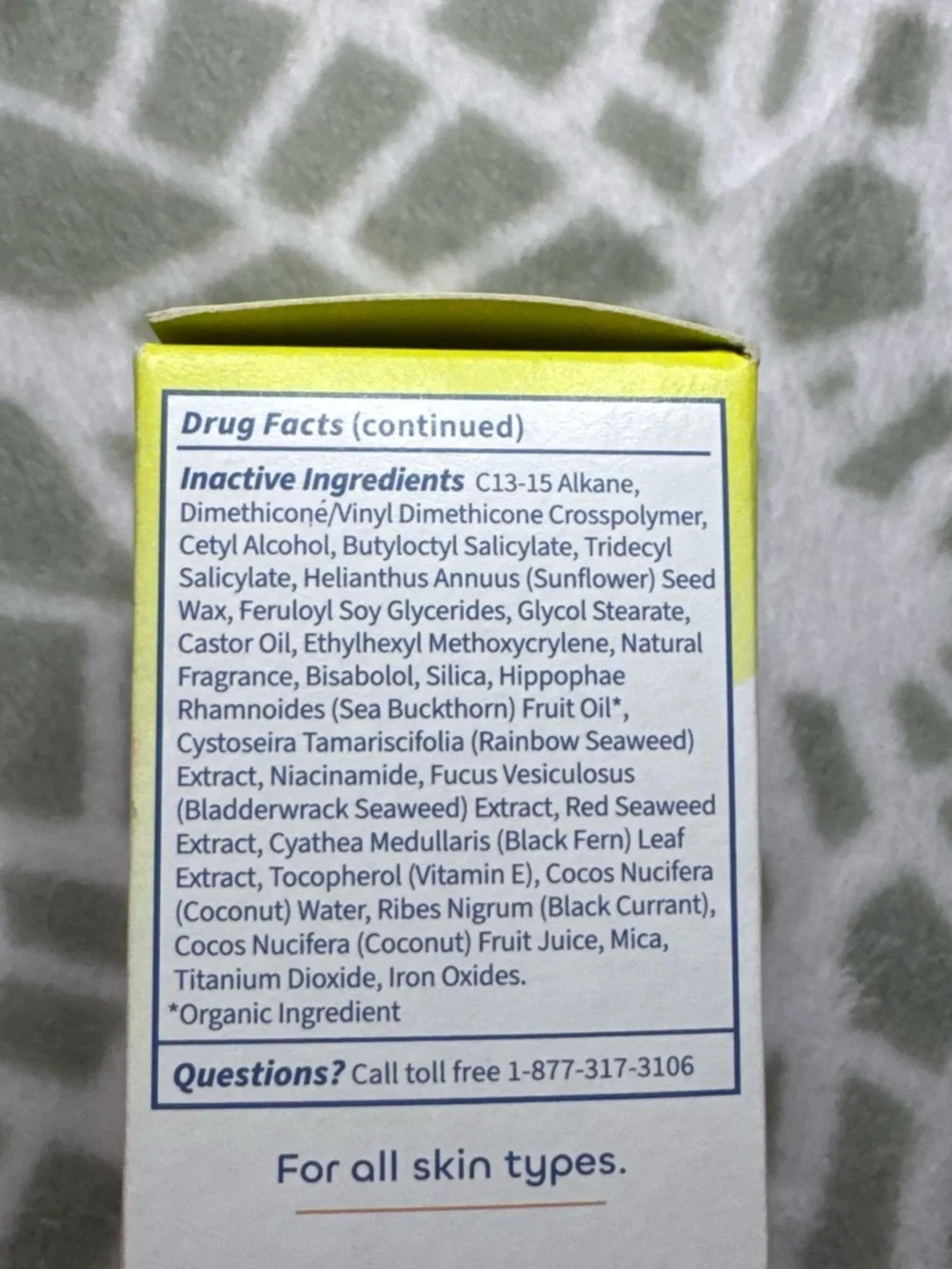 The Seaweed Bath Co. Hydrating Serum Stick SPF 50 Mineral Sunscreen 0.8 oz